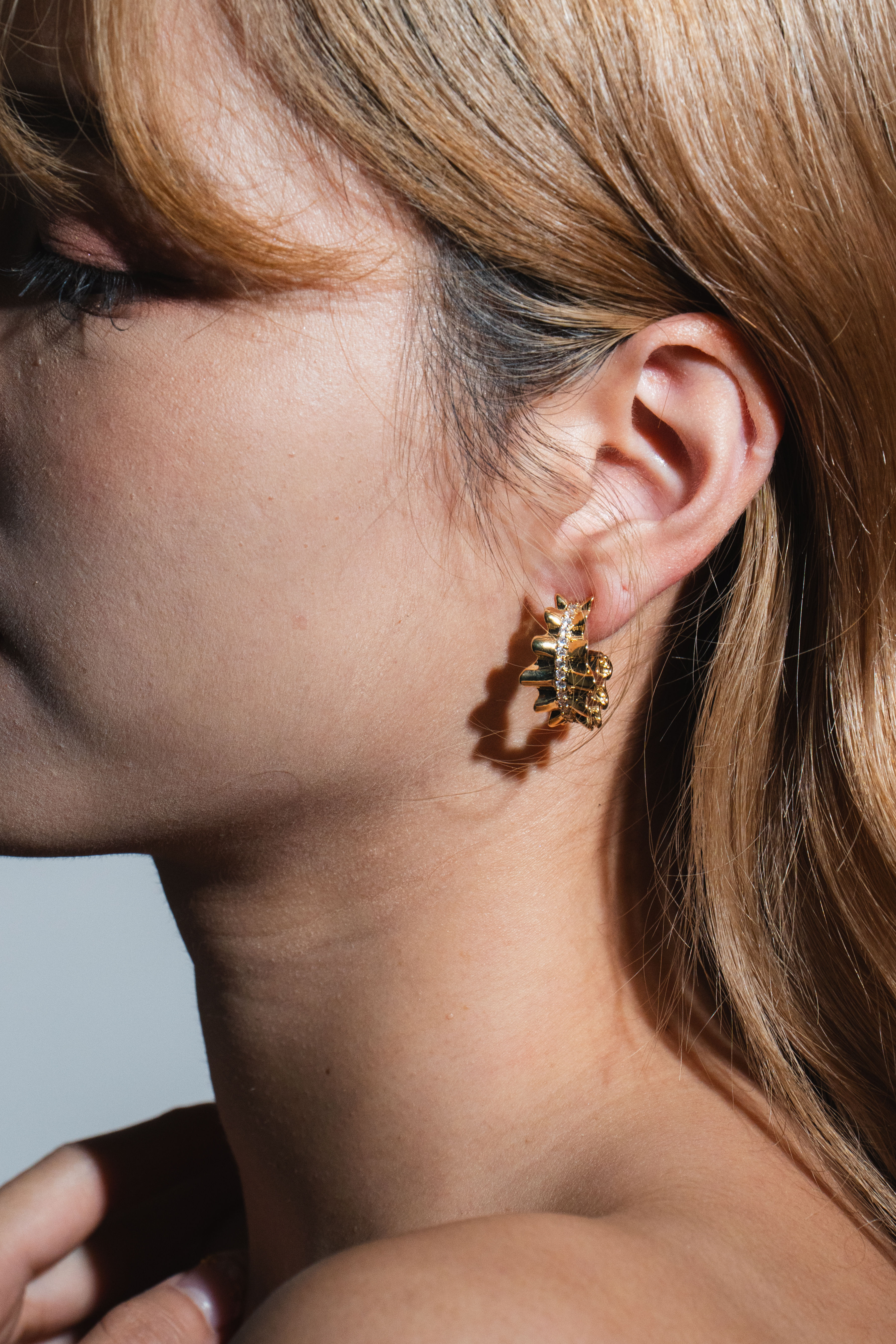 Carrie Twisted Hoop Earrings