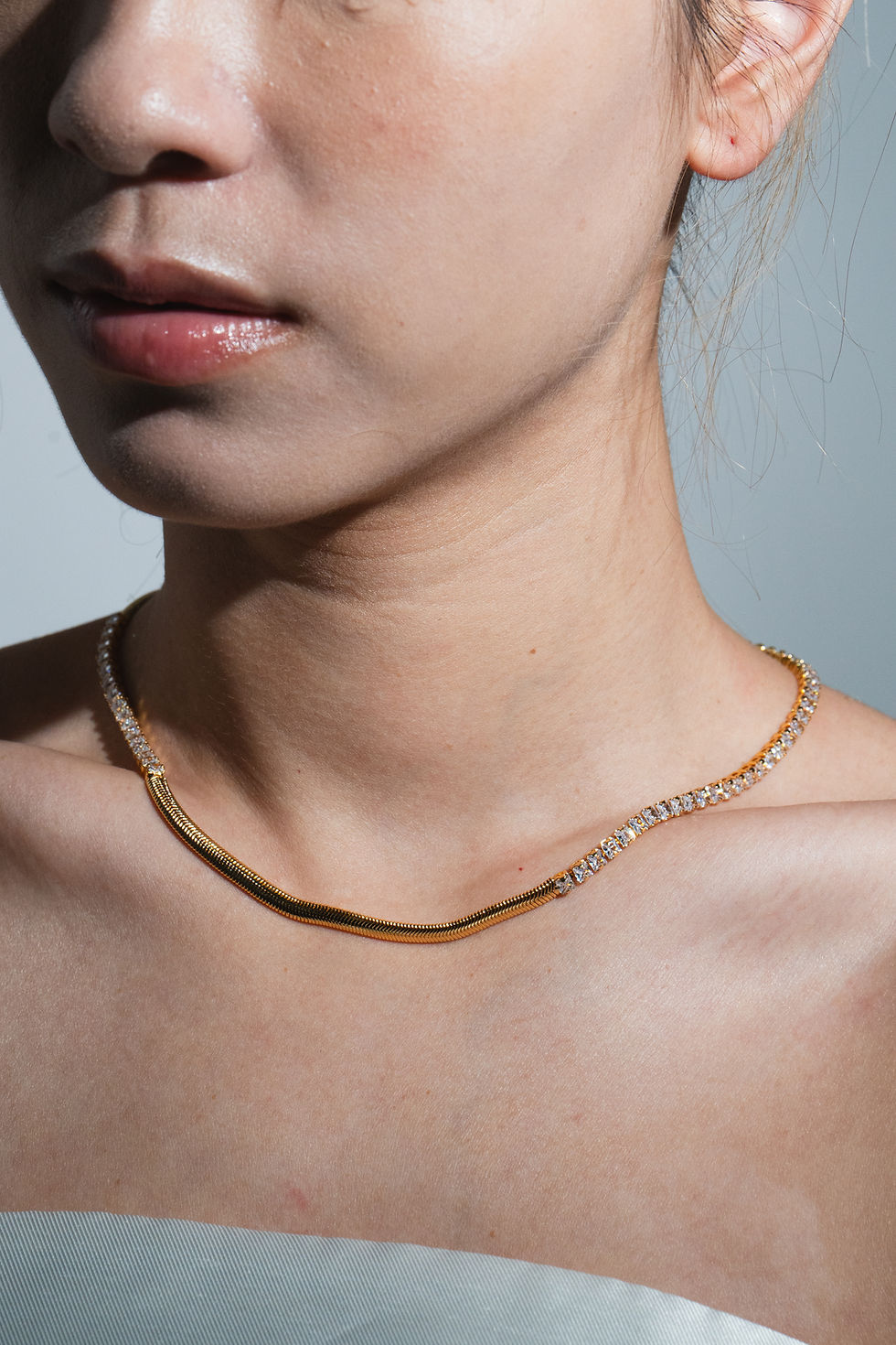 Vene Sparling Snakbone Necklace