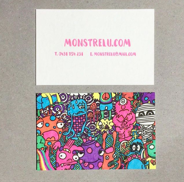 Monstrelu Letterpress BCD