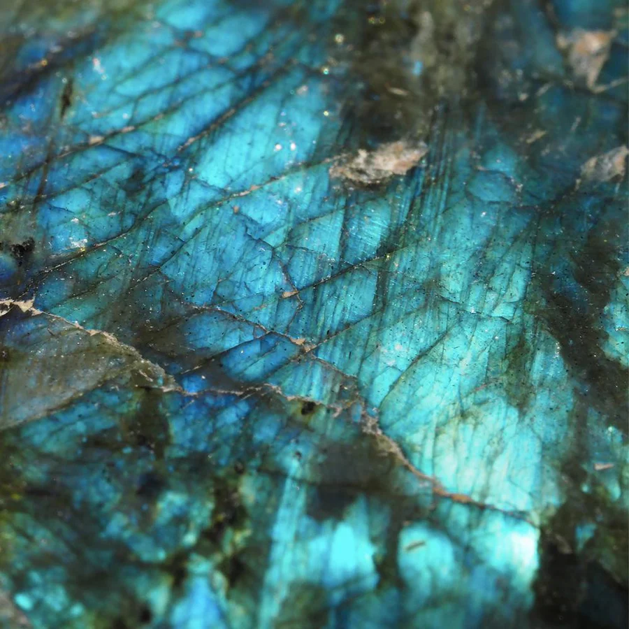 Texture de la labradorite