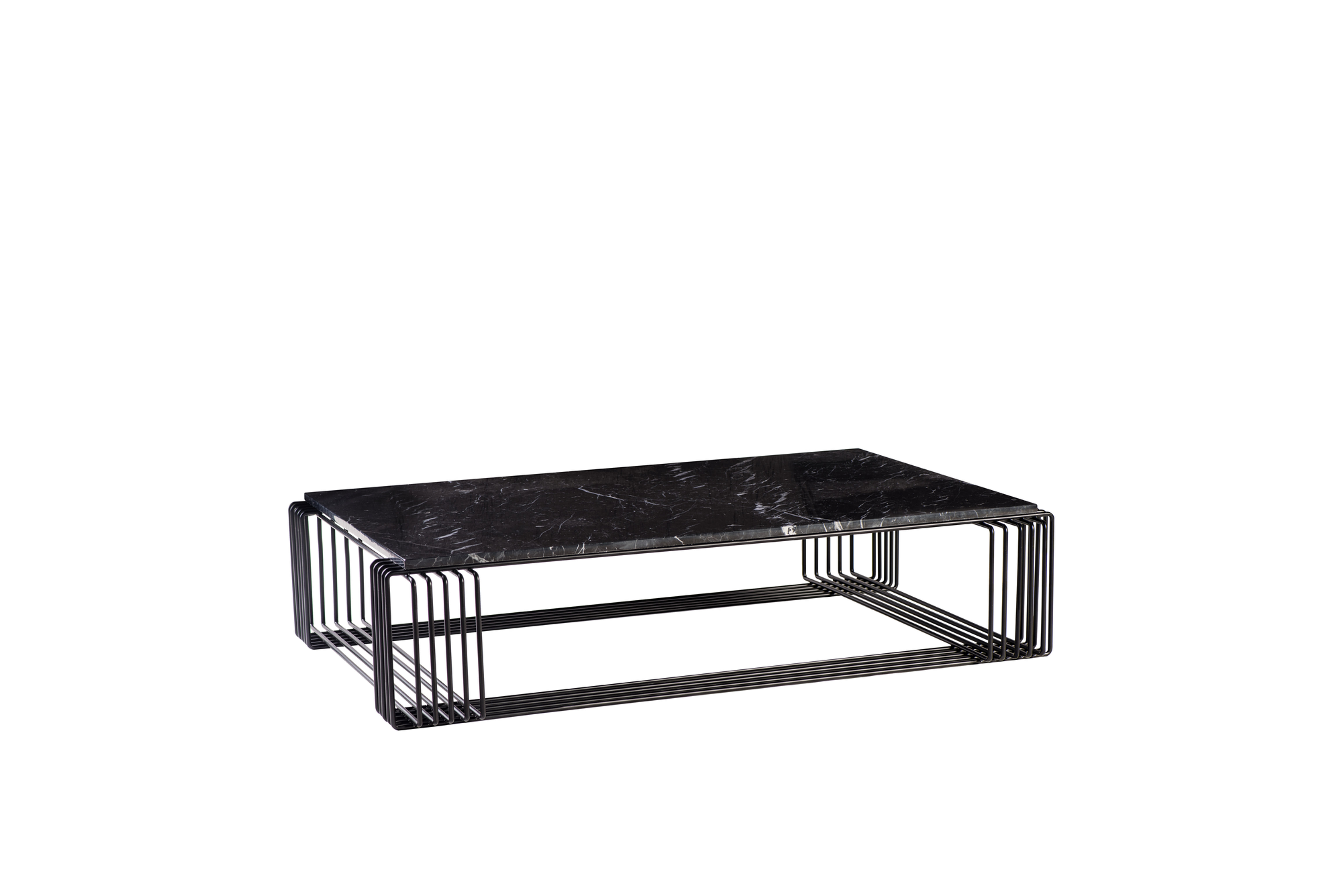 Circuit Design Salontafel Handgemaakt Marmer & Geometrisch Vakmanschap