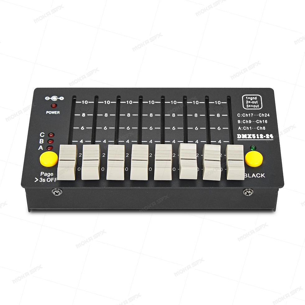 Thumbnail: MK-CS23 Mini Battery DMX Console 24CHs Battery Controller