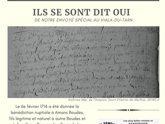 Généalogie en Rouergue (1/3) : "La Gazette de Joncairolles"