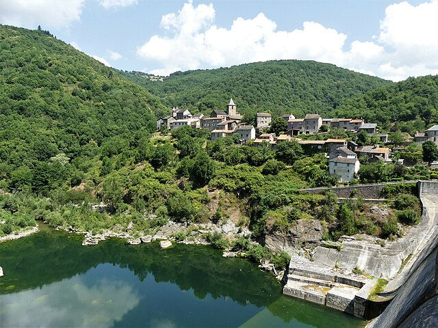 Plateau du Lévézou depuis Vézins