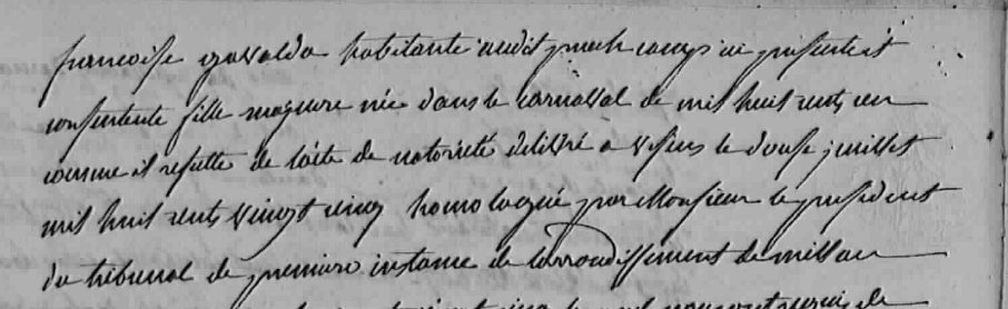 Mariage de Rose POUJOL et Joseph MALAVAL