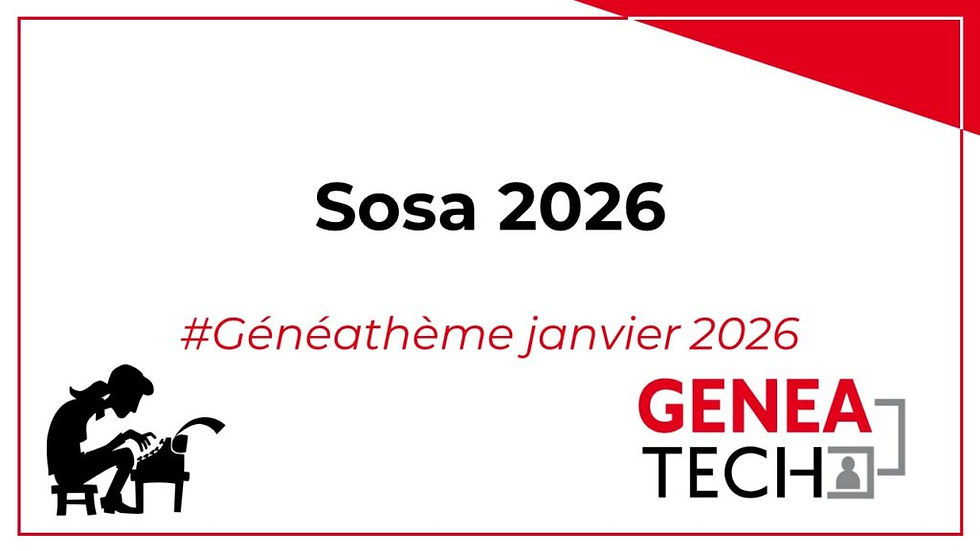 Généathème 2026