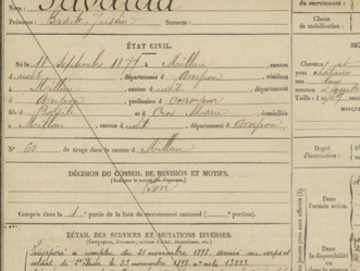 Mon arrière-grand-père Poilu : Basile Justin GAVALDA