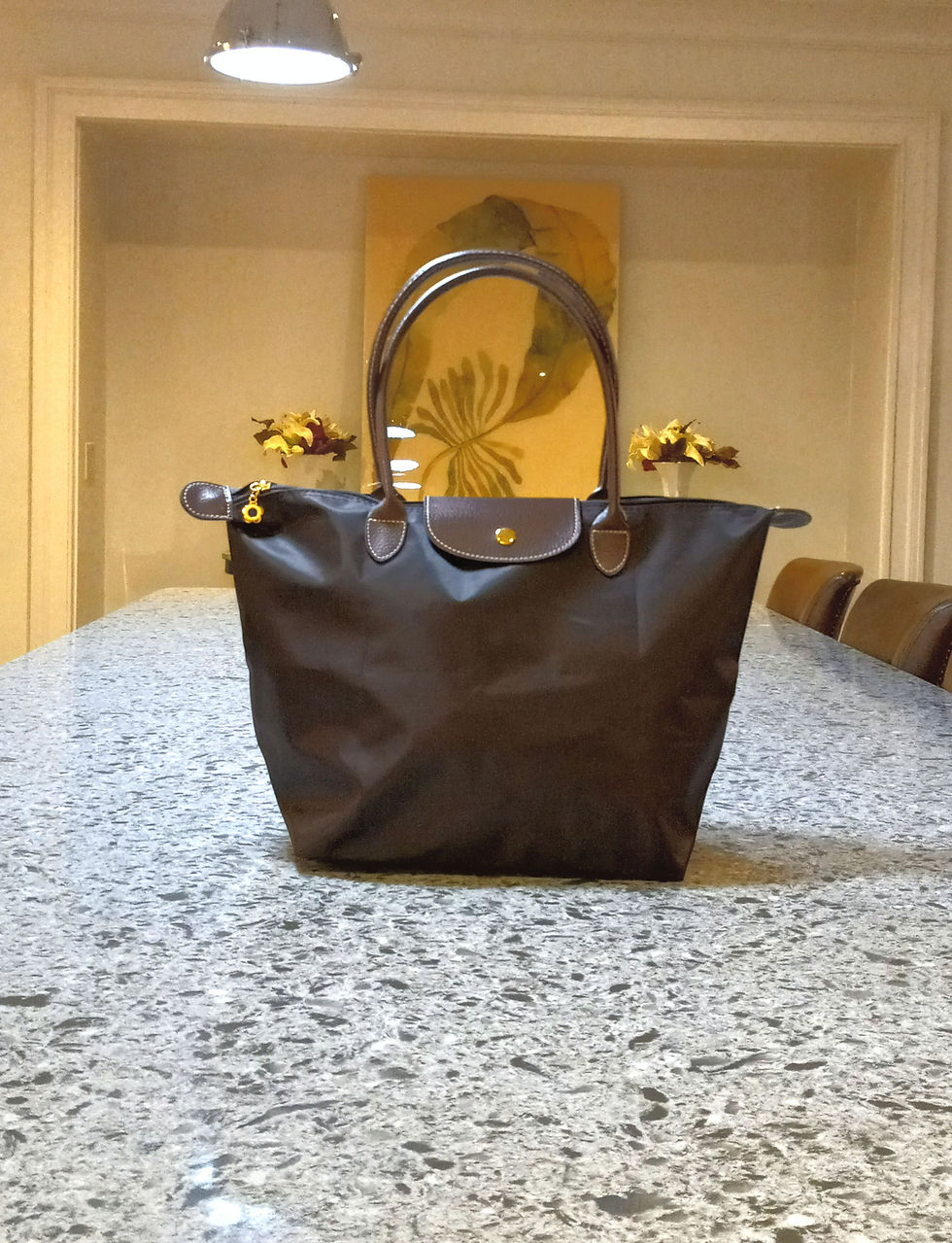 Thumbnail:  Black Nylon Tote Medium 