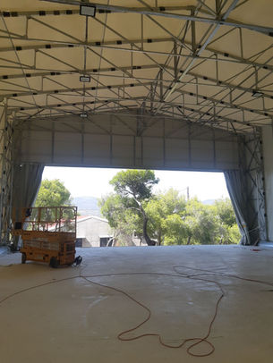 ERG Innovative Solutions PVC Mobile Building προκατ κτίριο σταθερό προκατασκευασμένο σταθερο κινητό κτίριο, βιομηχανικο, αποθήκη με PVC μουσαμά stathera ktiria stathera ktirio biomixanikes apothikes βιομηχανική αποθήκη ελαφρυ κτιριο elafri ktirio