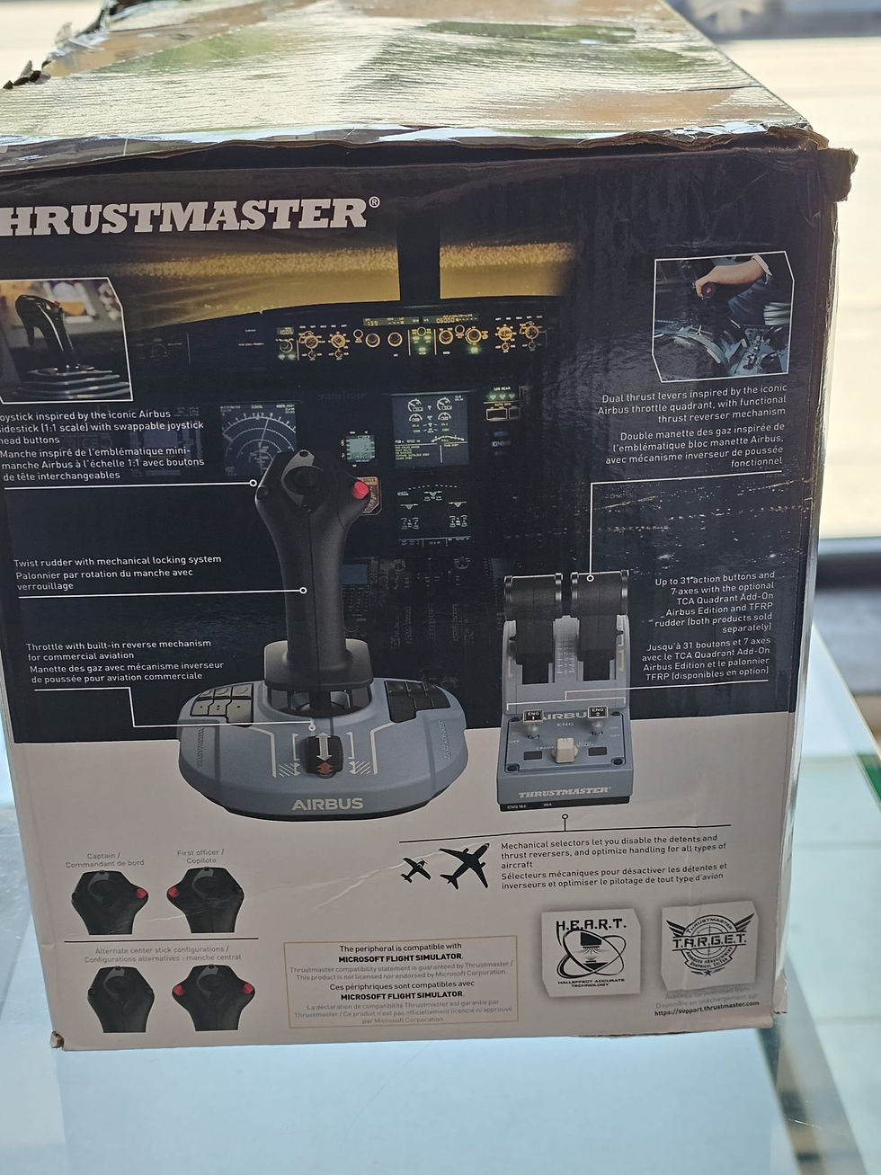 Thumbnail: Thrustmaster TCA Officer Pack Airbus Edition, set (blue-grey / black)