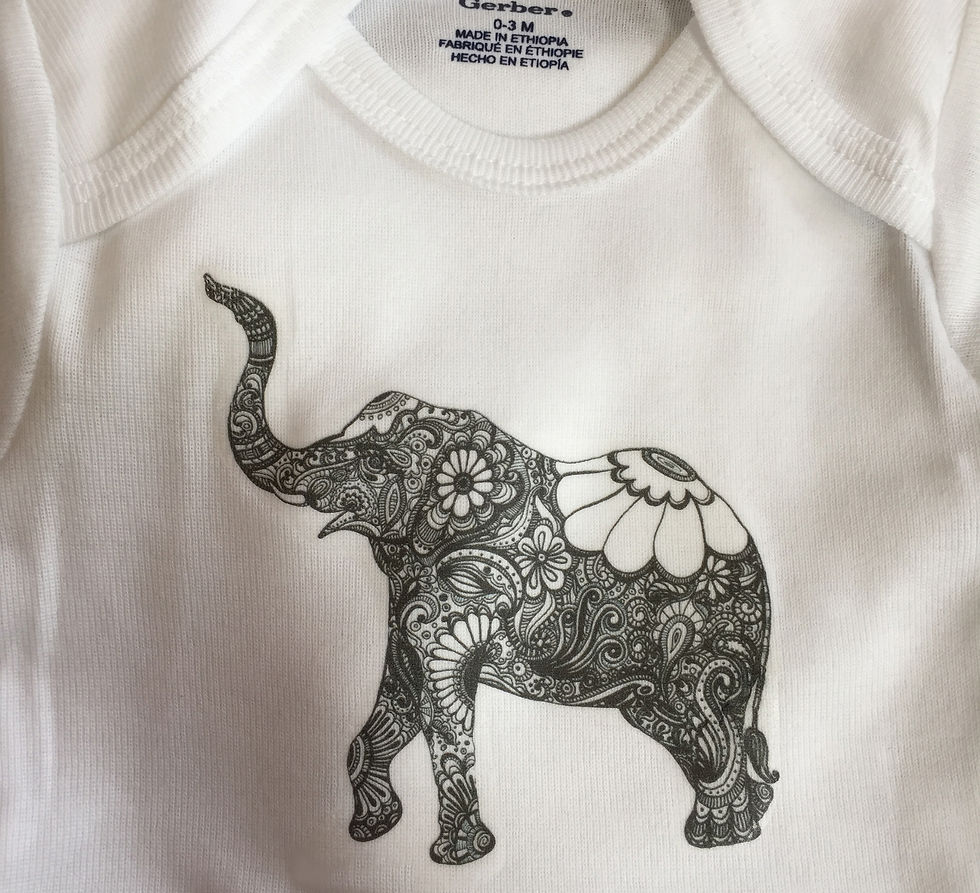 Thumbnail: Personalized Elephant Onesie®