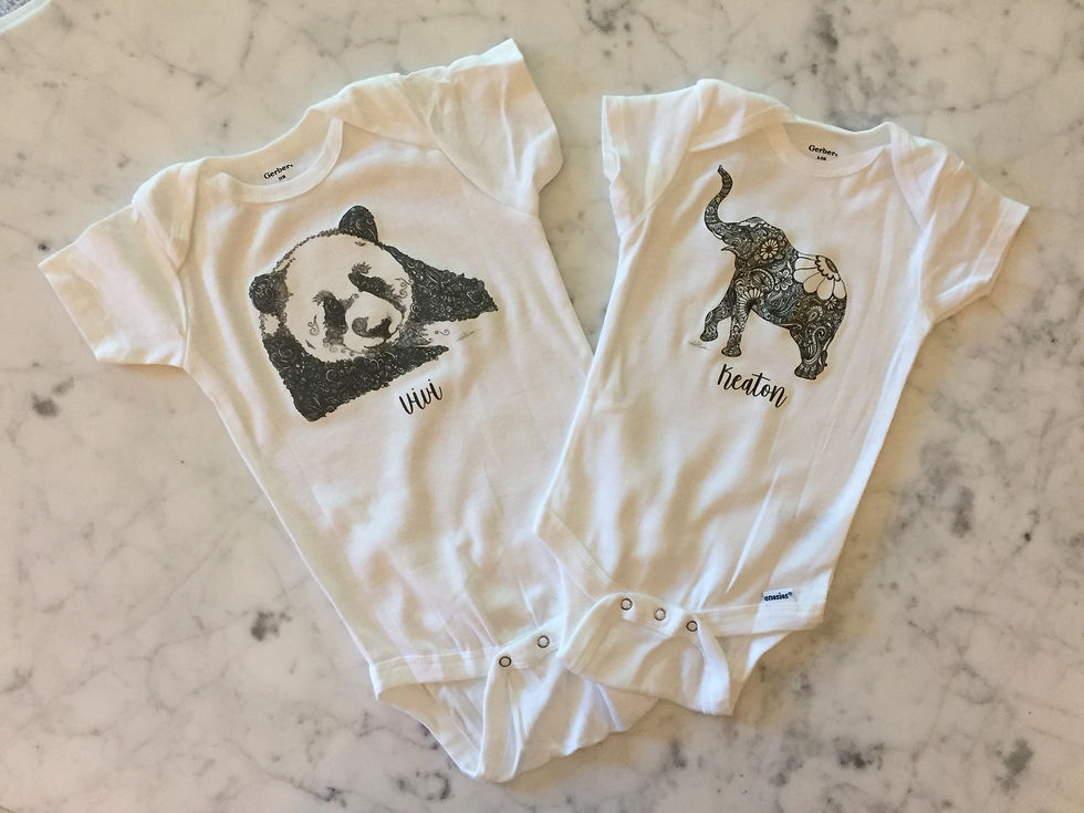 Thumbnail: Personalized Sweet Panda Onesie®