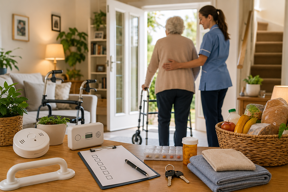Home Safety Checklist for Older Adults Returning Home from Hospital