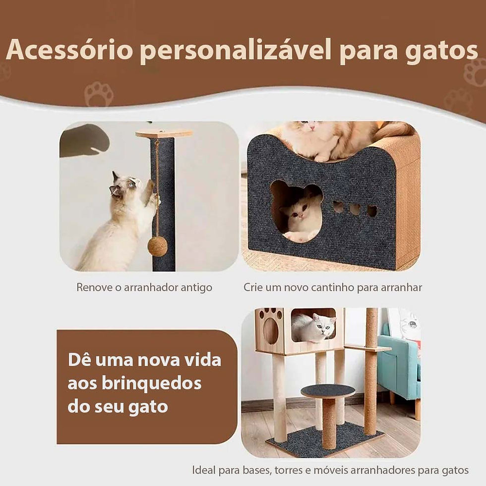 Miniatura: Tapete Arranhador Autoadesivo para Gatos