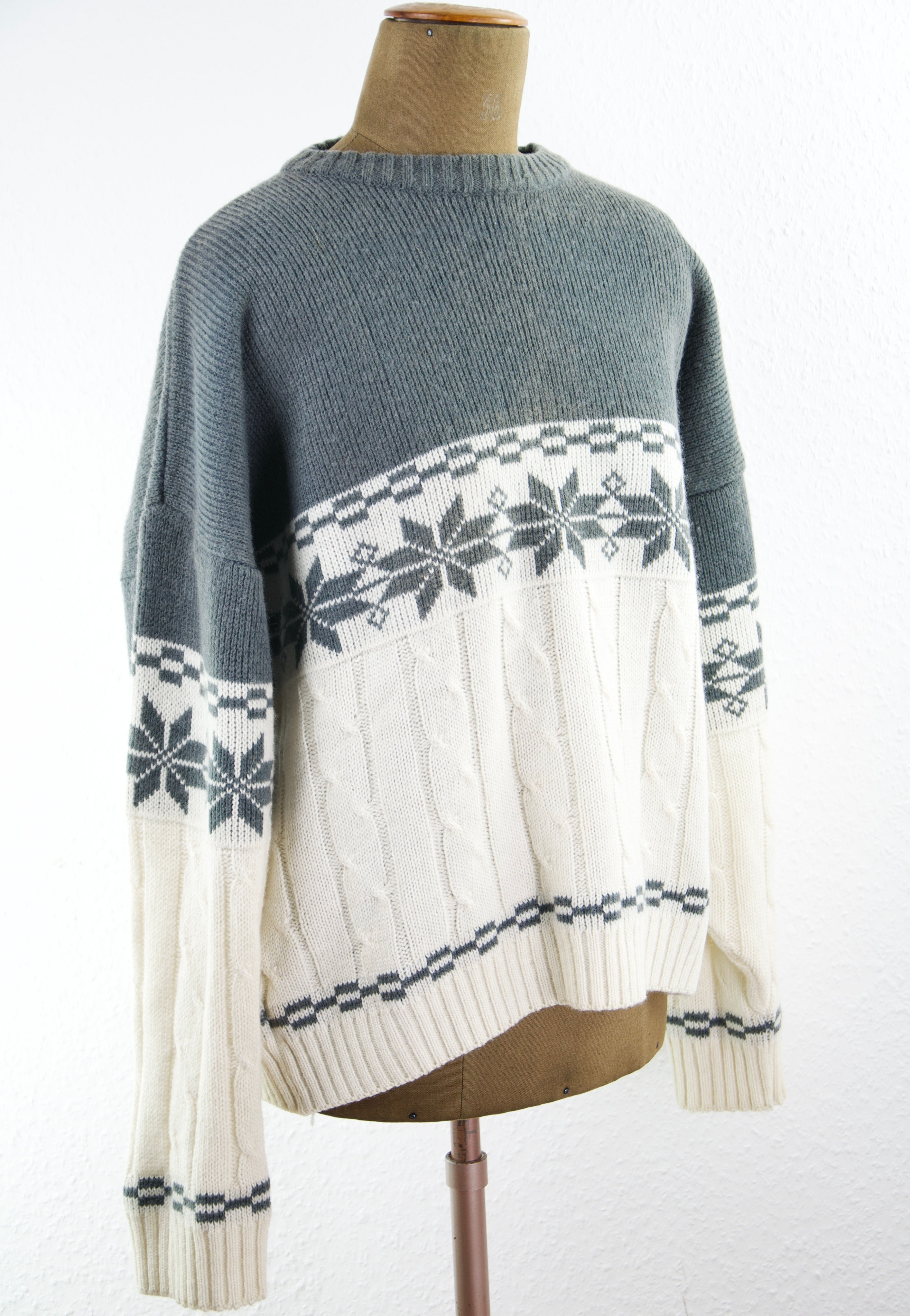 VINTAGE  – Norweger Pullover in Gr. M