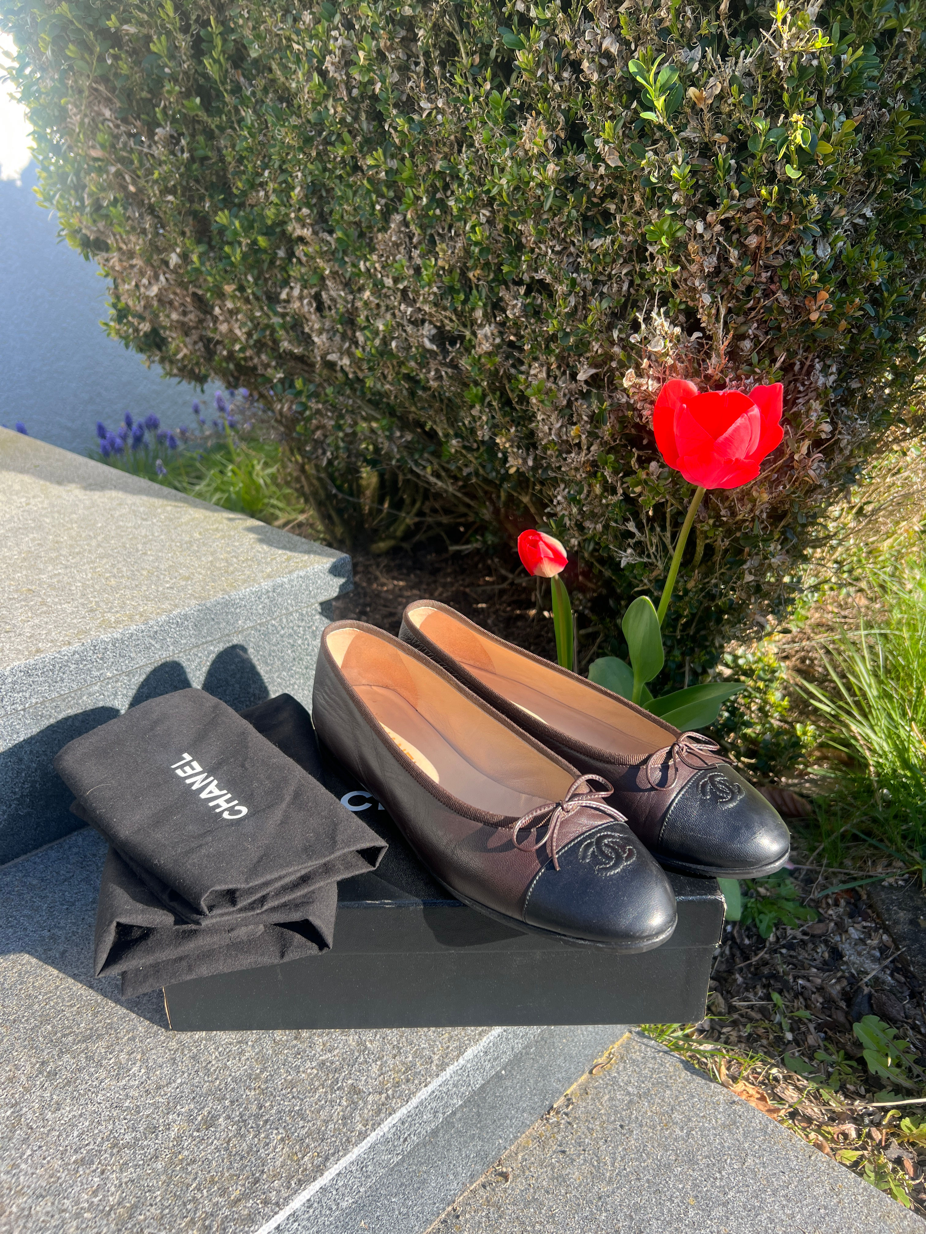 CHANEL – Vintage Ballerinas in Gr. 40,5