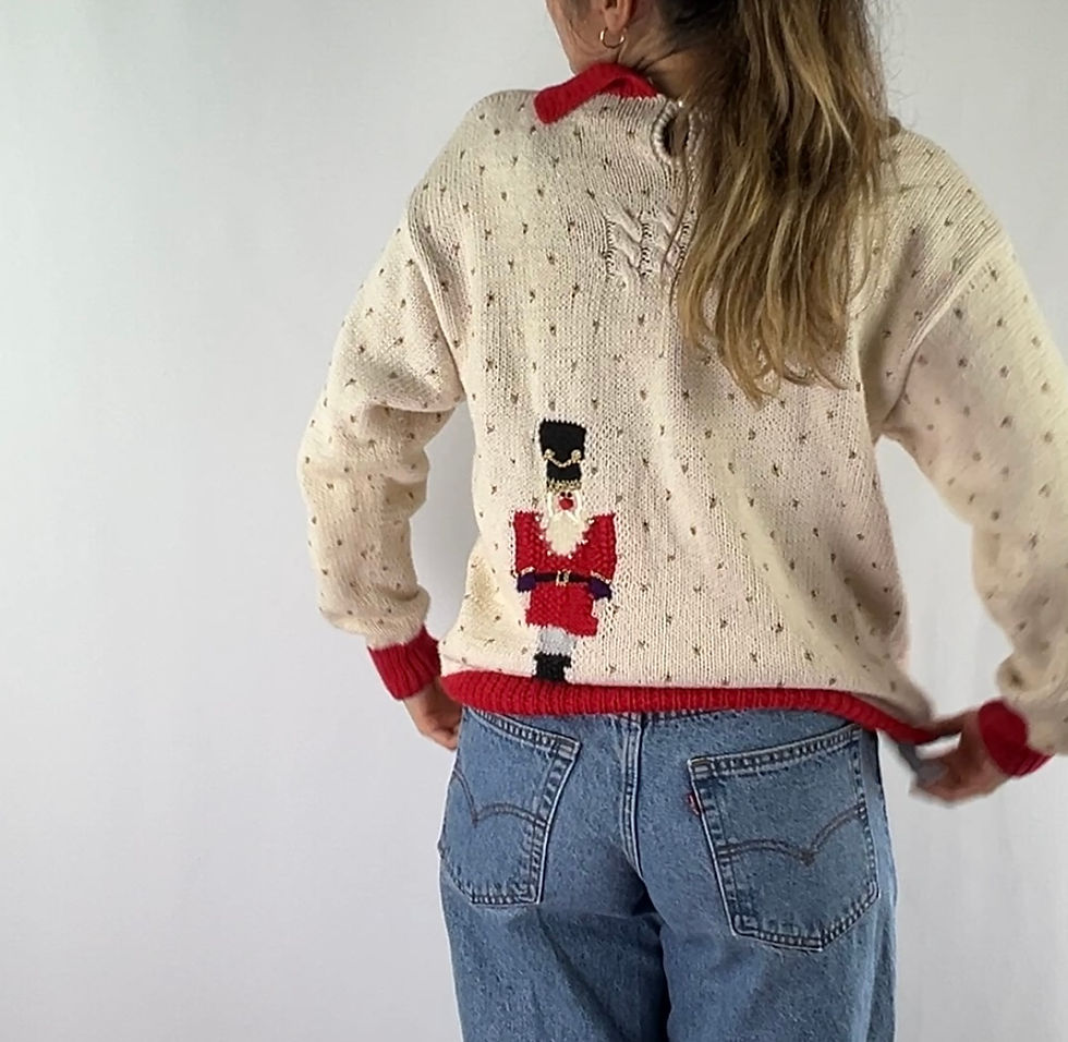 Miniaturbild: VINTAGE – Marisa Christina Weihnachtspullover in Gr. L