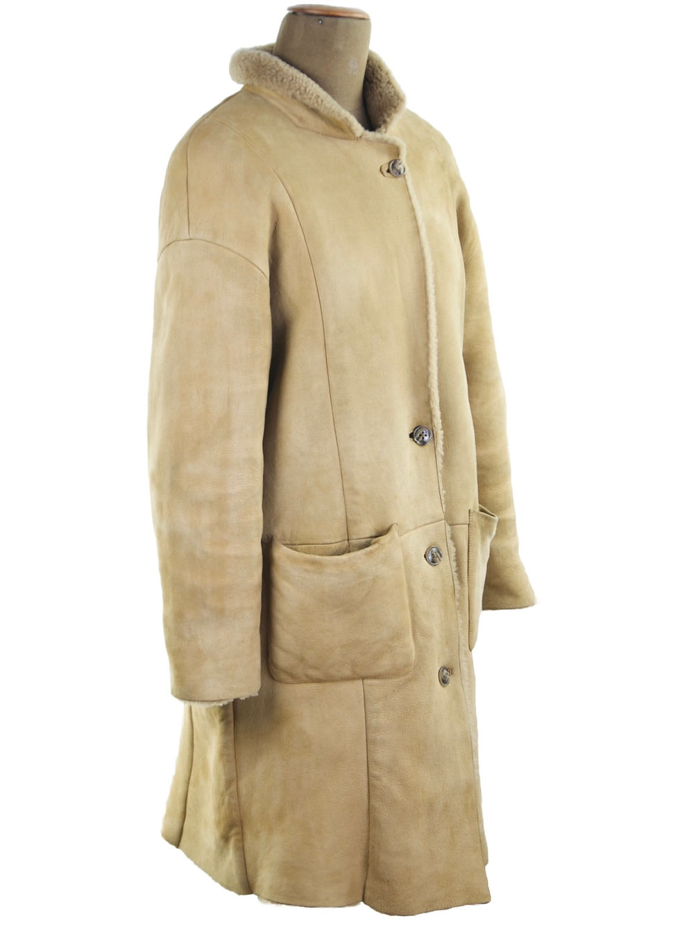 CLOSED – Mantel 'Aberdeen' Lammfell in Gr. S*