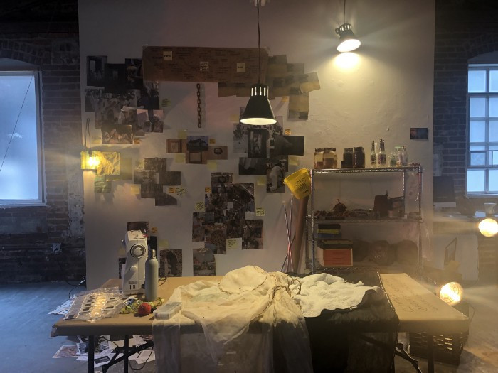 Kelly Taylor Mitchell's artist studio