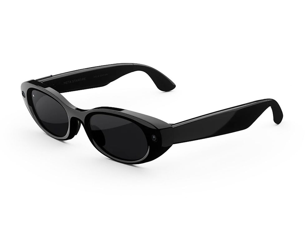 Küçük resim: Kylie & Meta Clear -Black Sunglasses 