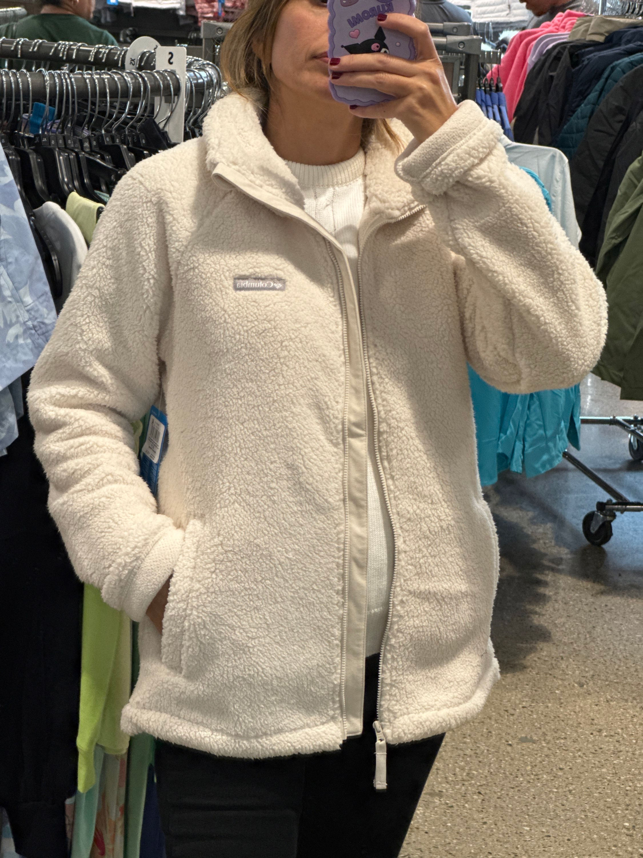 Chaqueta Columbia Plush color crema