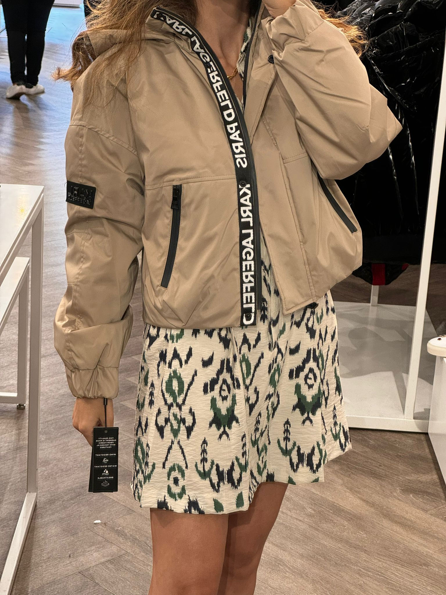 Karl Lagerfeld Kısa Mont