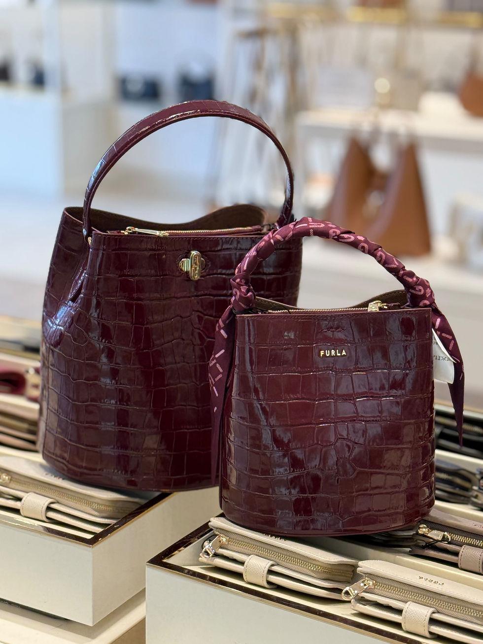 Küçük resim: Furla Croco Bucket  Büyük