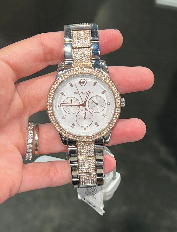 Reloj Michael Kors Mujer Plata Rosa