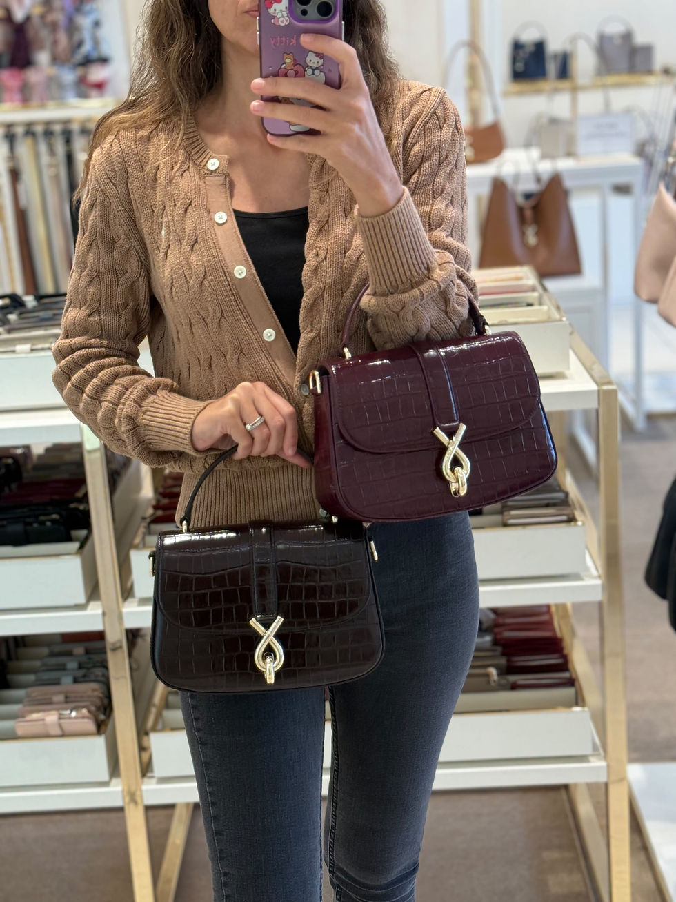 Thumbnail: Furla Mianova Flap  Croco