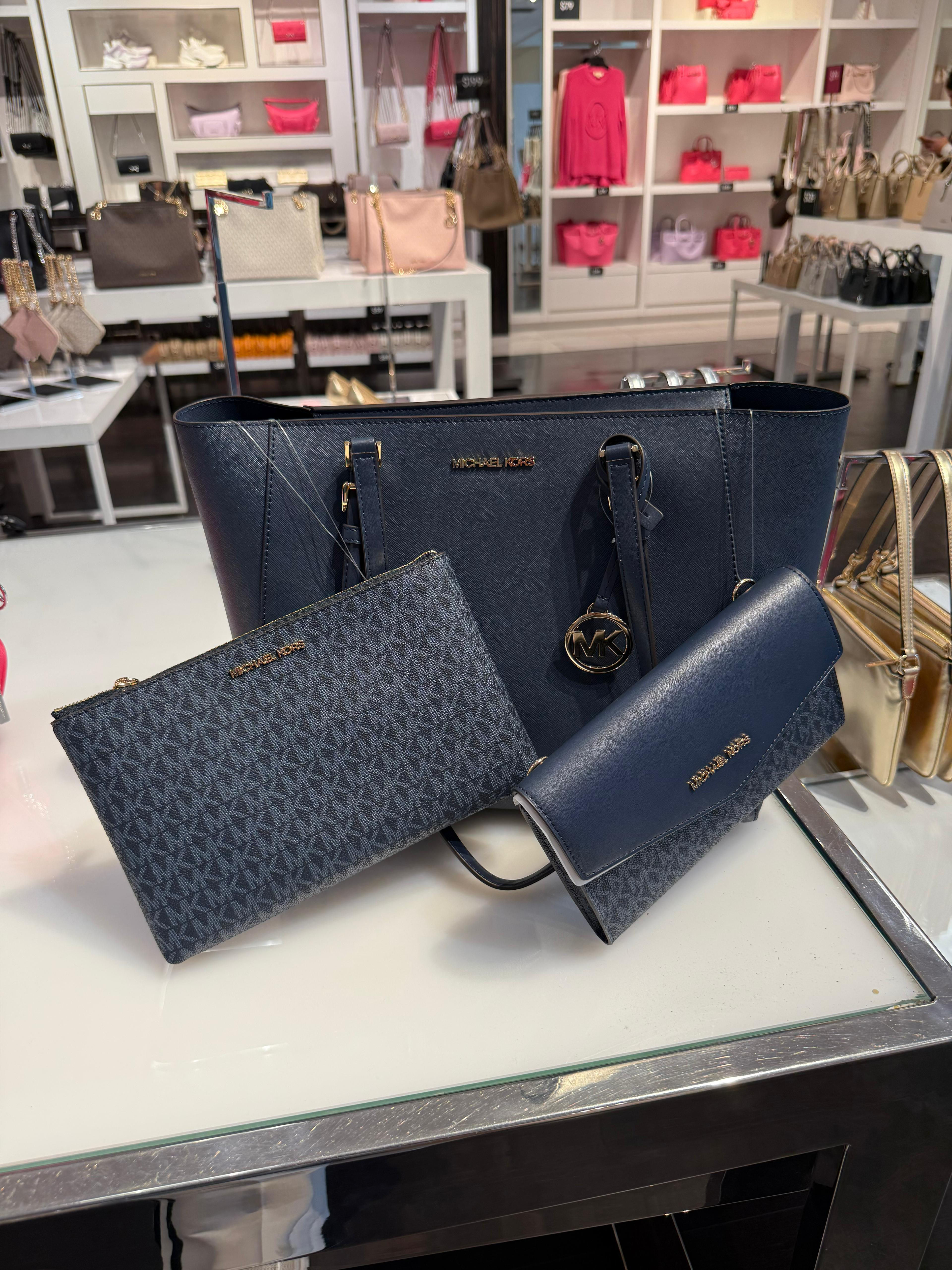 Michael Kors Charlotte Laci 3 lu tote 