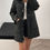 Küçük resim: DKNY Trench-coat Siyah