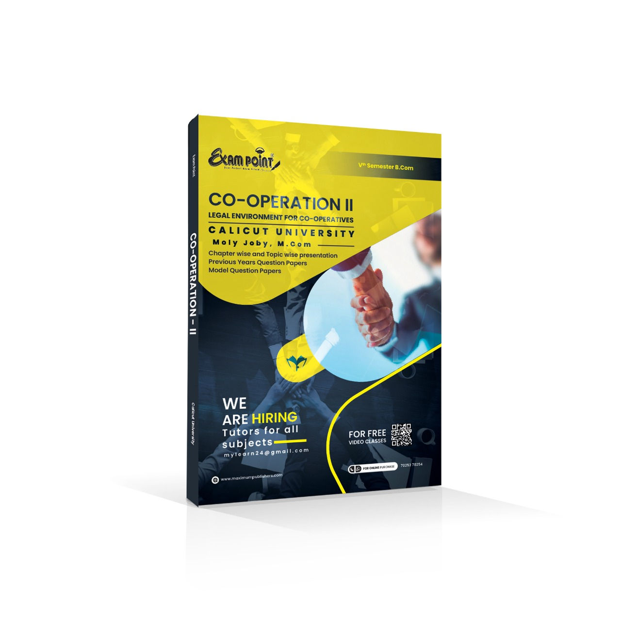 Exam Point for  CO-OPERATION 2 LEGAL ENVIRONMENT FOR CO-OPERATIVES 5th Semester