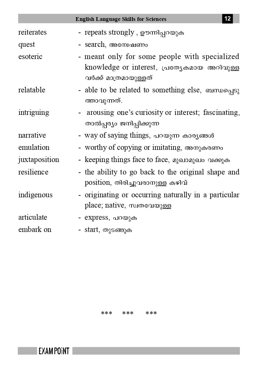 Thumbnail: ENGLISH LANGAUGE SKILLS FOR SCIENCE ( A COMPLETE GUIDE FOR 1 SEM BSc )