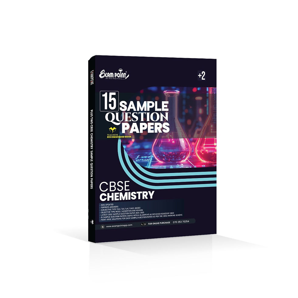 CLASS 12 CBSE SAMPLE QUESTION BANK FOR CHEMISTRY