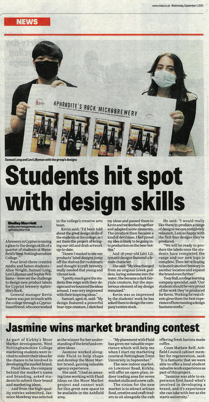 Students Impress International Client With Creative Label Designs