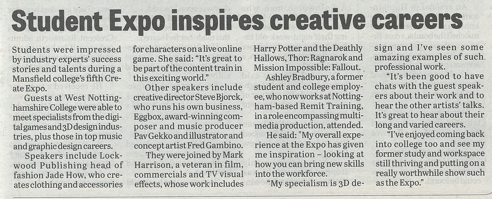 Create Expo Inspires Students With Industry Success Stories