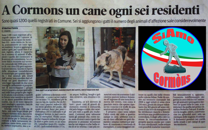 Una Cormòns a quattro zampe!