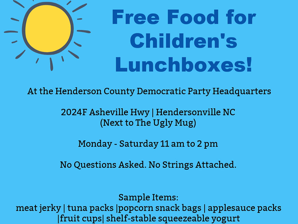 sun graphic with lunchbox poster