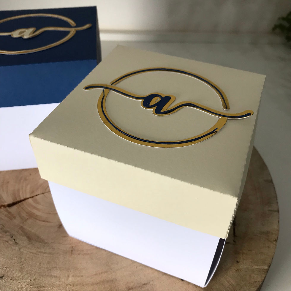 Miniatura: Caixa convite para os padrinho