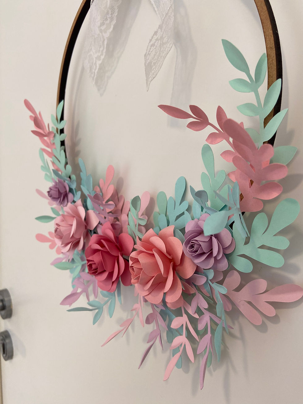 Miniatura: Guirlanda de Porta Floral