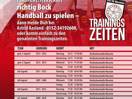 Bock Handball zu spielen?