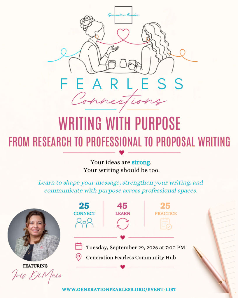 Fearless Connections: Writing with Purpose