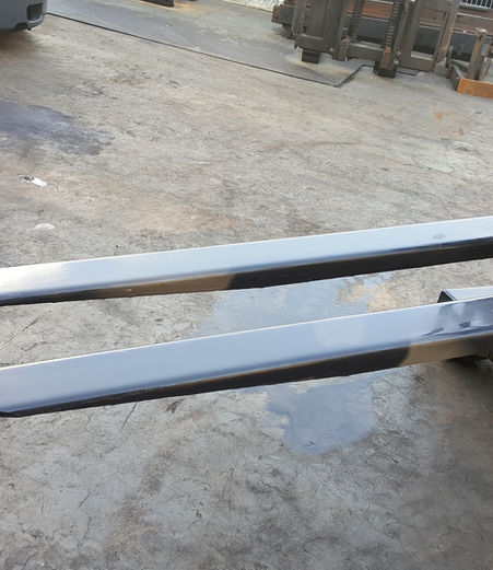 sample forklift fork extension / sleeve / shoe