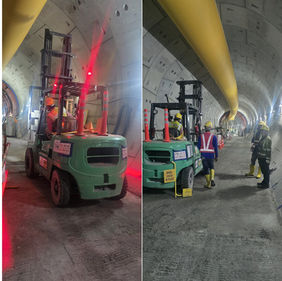 CR111 Defu Station LTA, mit 4 ton forklift