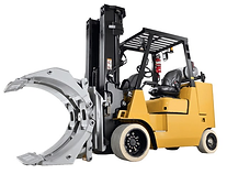 Hyster forklift with paper roll clamp for rental in singapor