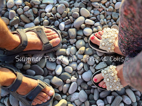 Should I wear sandals with or without a heel strap? 