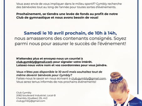 Devenez bénévole à Gymbly!