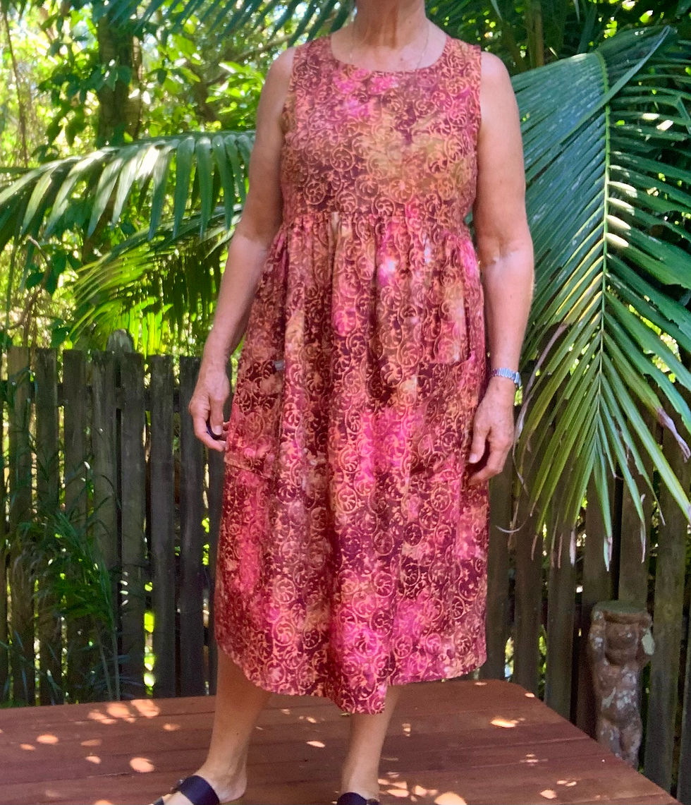 Thumbnail: Demi Sleeveless Dress. Nautilus Shells. Sizes XS - 5XL