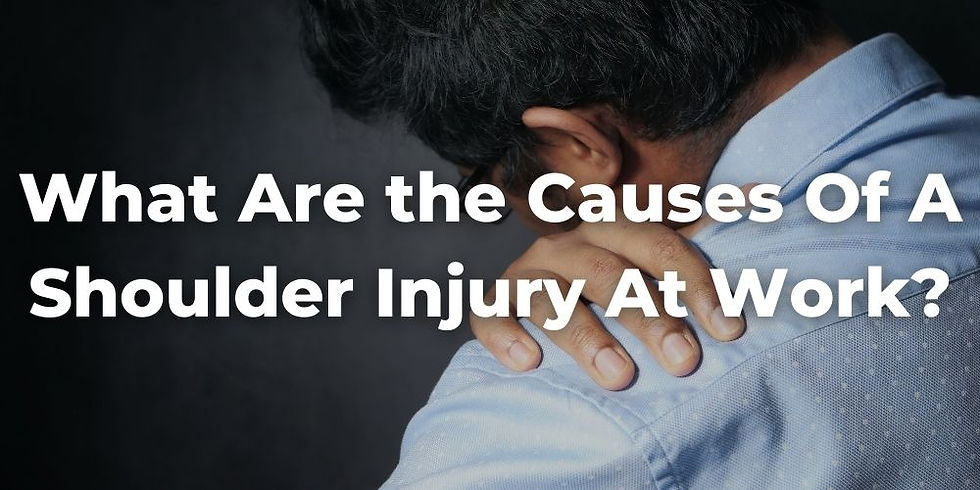 What Are the Causes of a Shoulder Injury at Work?