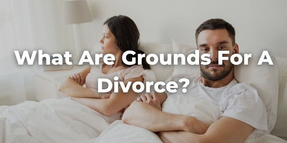 What Are Grounds for a Divorce?